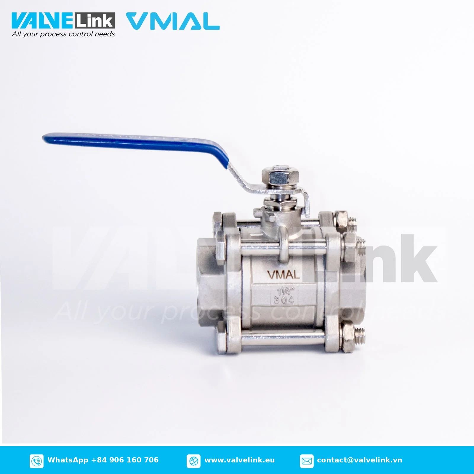 VMAL 3 pieces ball valve - Image 2