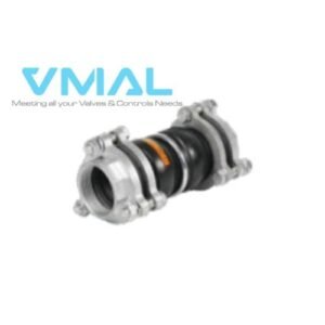 VMAL Twin Sphere rubber connector with Thread