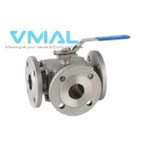 VMAL - 3 way Flanged ball valve
