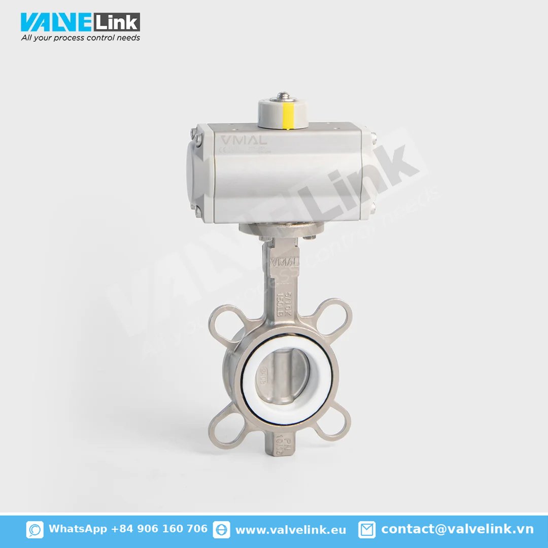 Pneumatic butterfly control valve VMIBSW16-050 + Model: VAX03 - Image 3