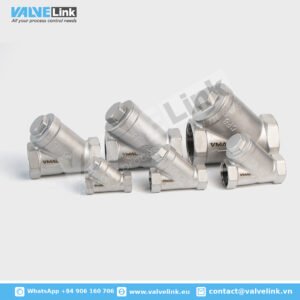 Pneumatic stainless steel three piece Control ball valve with internal thread VQ611F-16P3