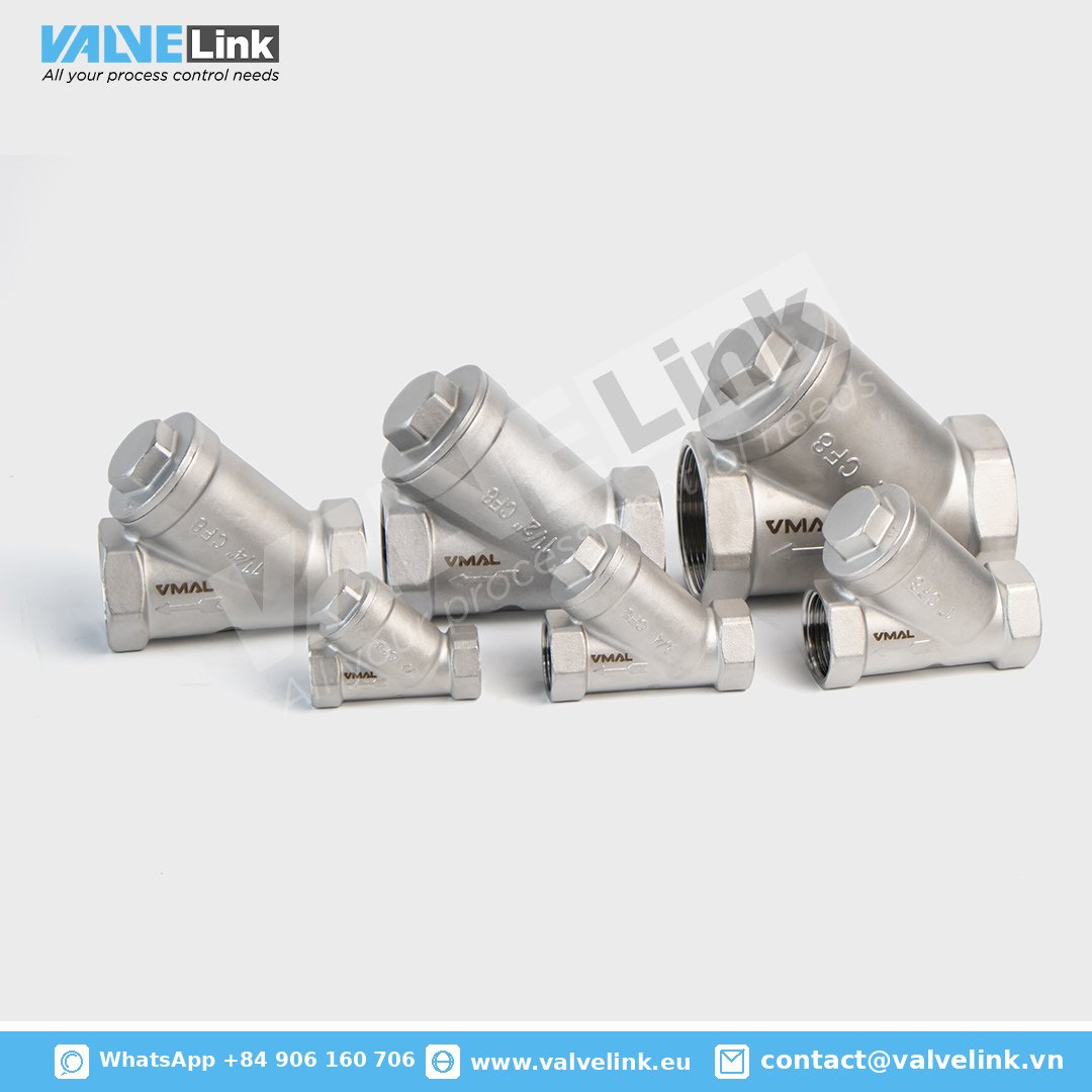 Pneumatic stainless steel three piece Control ball valve with internal thread VQ611F-16P3