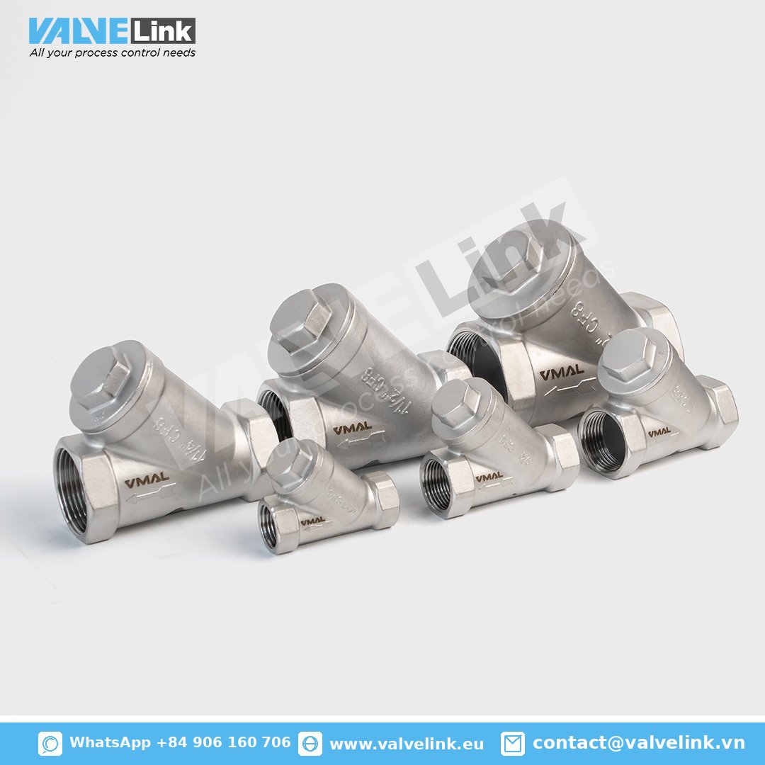 Pneumatic stainless steel three piece Control ball valve with internal thread VQ611F-16P3 - Image 2