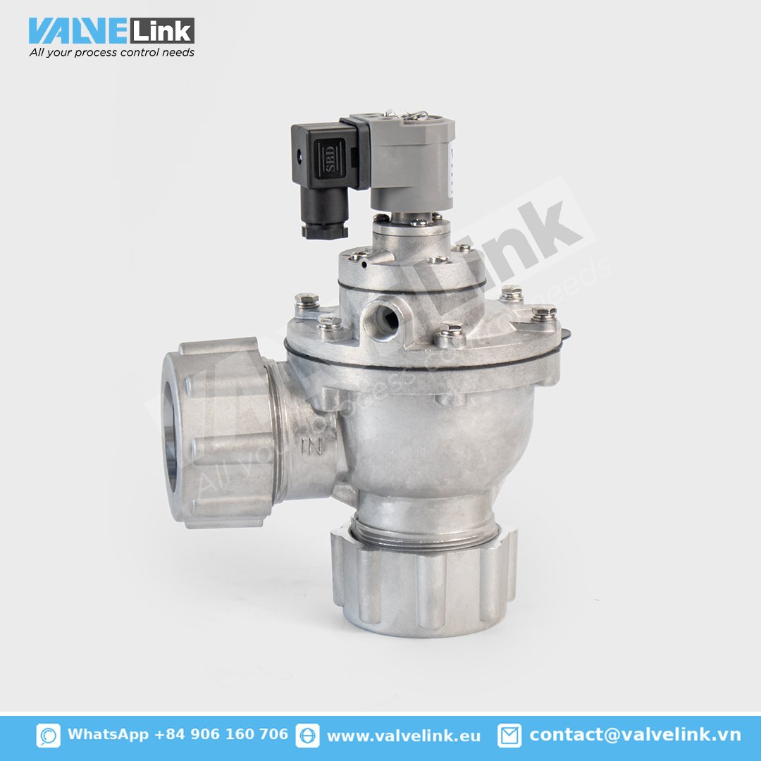 Right Angle Solenoid Pulse Valve Model VMRMF-45DD - Image 2
